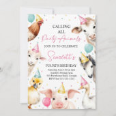 Editierbar beim Aufruf aller Party Farm Girl Birth Einladung (Vorderseite)