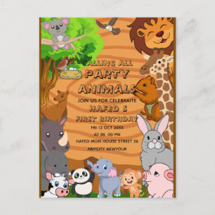 Editierbar beim Aufruf aller Party Farm Girl Birth Feiertagspostkarte