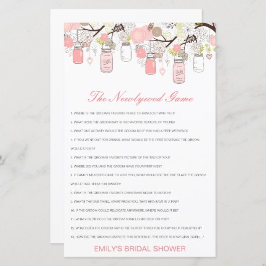 Editierbar das neu verheiratete Spiel, wer kennt e (Vorne/Hinten)