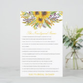 Editierbar das neu verheiratete Spiel, wer kennt e (Stehend Vorderseite)