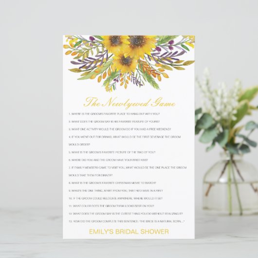 Editierbar das neu verheiratete Spiel, wer kennt e (Stehend Vorderseite)