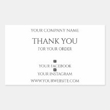 Editierbar, modern, vielen Dank für Ihre Bestellun