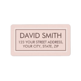 Editierbar Moderne minimale Rücksendeadresse Adressaufkleber