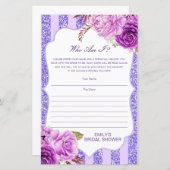 Editierbar, wer ich bin, Memory Lane Brautparty (Vorne/Hinten)