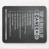 Editierbare 12 Zodiac-Zeichen - Top 10 Regeln Maus Mousepad (Vorne)