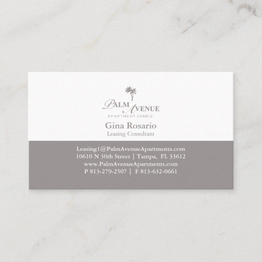 Editierbare Apartment Complex Business Card Visitenkarte (Vorderseite)
