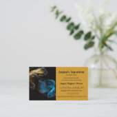 Editierbare Aquarium Business Card Visitenkarte (Stehend Vorderseite)