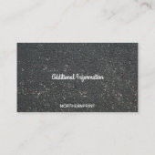 Editierbare Asphalt Pavers Visitenkarte (Rückseite)