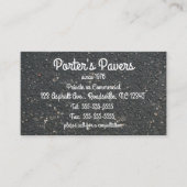 Editierbare Asphalt Pavers Visitenkarte (Vorderseite)