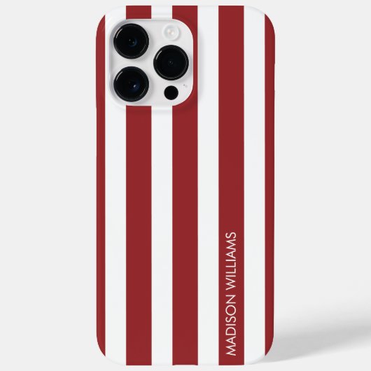 Editierbare Aufschrift Farbe Minimalistisch Case-Mate iPhone Hülle (Rückseite)