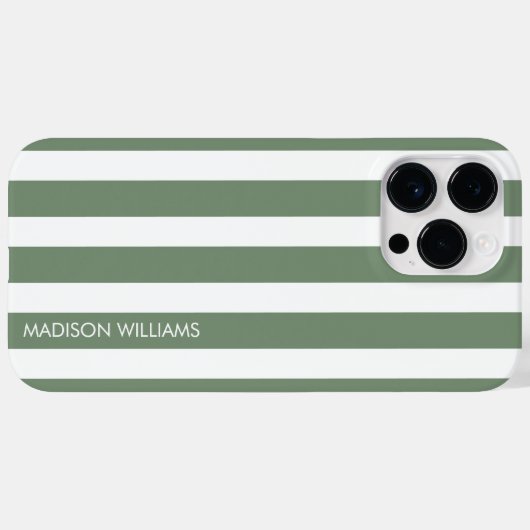 Editierbare Aufschrift Farbe Minimalistischer Case (Rückseite (Horizontal))