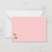 Editierbare Bibliothek der botanischen Weißen Rote Mitteilungskarte (Rückseite)