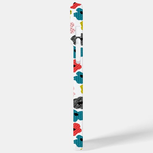 Editierbare Blume für Inschriften Minimalistischer Case-Mate iPhone Hülle (Rückseite / Links)