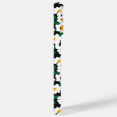 Editierbare Blume für Inschriften Minimalistischer Case-Mate iPhone Hülle (Rückseite / Rechts)