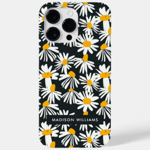 Editierbare Blume für Inschriften Minimalistischer Case-Mate iPhone 14 Pro Max Hülle