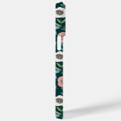 Editierbare Blume für Inschriften Minimalistischer Case-Mate iPhone Hülle (Rückseite / Rechts)