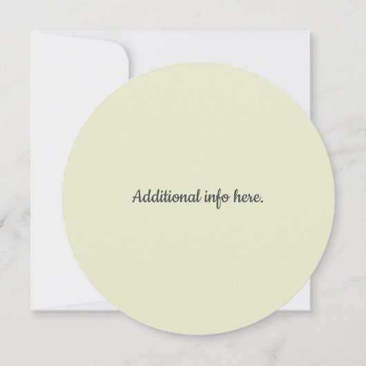 Editierbare Blumenschrift Save the Date Einladung (Rückseite)