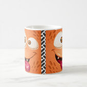 Editierbare Cartoon-Gesichtserkennung V1-Tasse Kaffeetasse (Mittel)