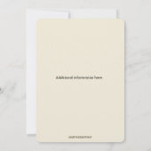 Editierbare Dragonfly und Trimm Einladung (Rückseite)