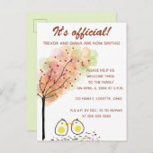 Editierbare Einladungskarte für zwei Adoptionen (Vorne/Hinten)