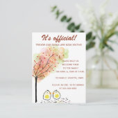 Editierbare Einladungskarte für zwei Adoptionen (Stehend Vorderseite)