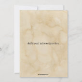 Editierbare Escape Room-Party Einladung (Rückseite)