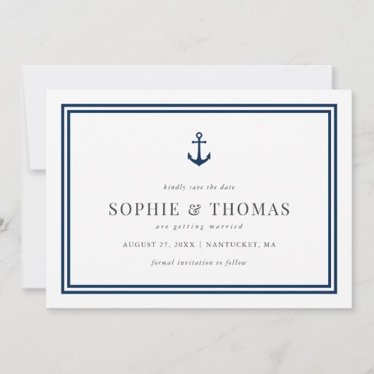 Editierbare Farbankerbstriche Save the Date Einladung (Vorderseite)