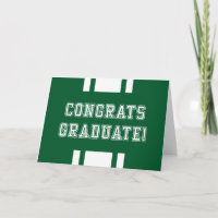 Editierbare Farbbreite Glückwunsch Graduieren
