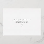 Editierbare Farbe der Holiday Card für WordTree Fo Folieneinladung (Rückseite)