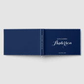 Editierbare Farbe Elegant und moderne Hochzeitssch Gästebuch (Voll)