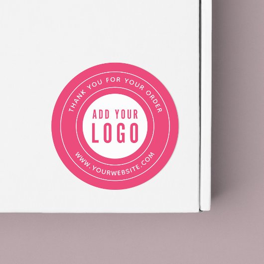 Editierbare Farbe Hinzufügen Ihrer Logo-Grenze Vie Runder Aufkleber