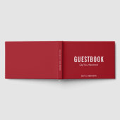 Editierbare Farbe: modern und SkriptGästebuch Gästebuch (Voll)