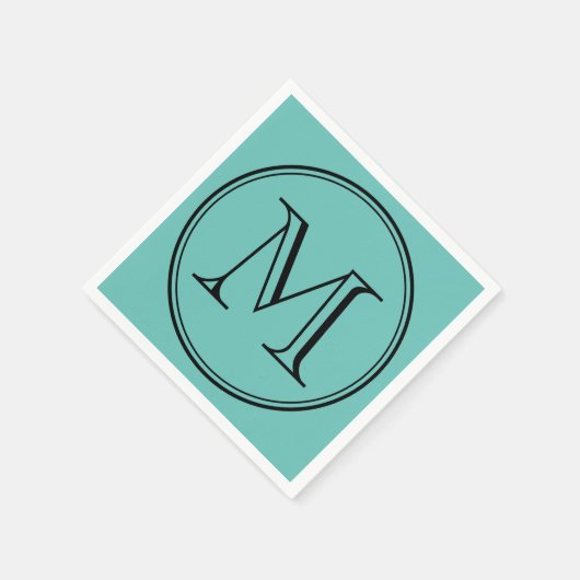 Editierbare Farbe Modernes Klassisches Rundschwarz Serviette (Ecke)