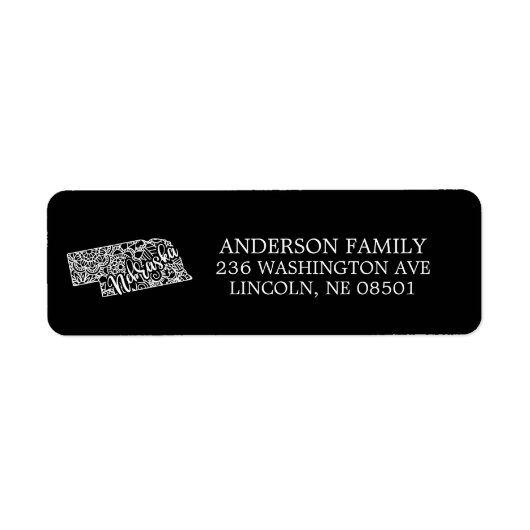 Editierbare Farbe NEBRASKA Bewegungsankündigung (Vorne)