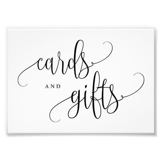 Editierbare FARBE- und GRÖSSE-Karten und Geschenkg Fotodruck (Vorne)