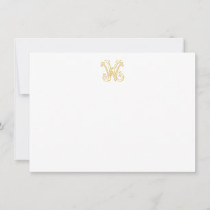 EDITIERBARE FARBEN KW Monogramm WK Monogramm Karte