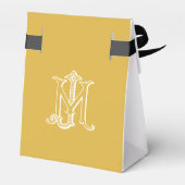 EDITIERBARE FARBEN MJ Monogramm JM Monogramm Box Geschenkschachtel (Rückseite)