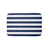 Editierbare Farben und weiße Streifen Badematte (Vorderseite)