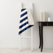 Editierbare Farben und weiße Streifen Sherpadecke (Beispiel)