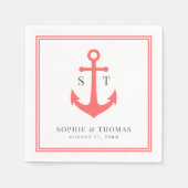 Editierbare Farbgrenzenmonographie Serviette (Vorderseite)