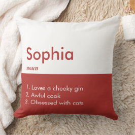 Editierbare Farbkissen für die Aufnahme, Name Pill Kissen