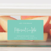 Editierbare Farbtabelle für das Minimalistische Pr Etiketten (Befestigt)