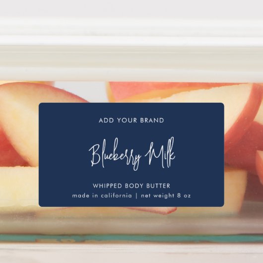 Editierbare Farbtabelle für das Minimalistische Pr Etiketten (Befestigt)