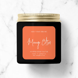 Editierbare Farbtabelle für das Minimalistische Pr Quadratischer Aufkleber