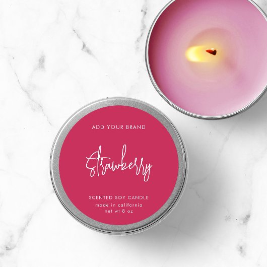 Editierbare Farbtabelle für das Minimalistische Pr Runder Aufkleber