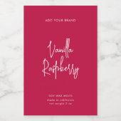 Editierbare Farbtabelle für das Minimalistische Pr Weinetikett (Einzelnes Label)