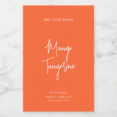 Editierbare Farbtabelle für das Minimalistische Pr Weinetikett (Einzelnes Label)