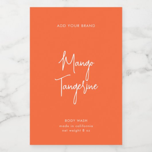 Editierbare Farbtabelle für das Minimalistische Pr Weinetikett (Einzelnes Label)