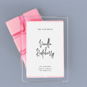 Editierbare Farbtabelle für das Minimalistische Pr Weinetikett