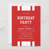 Editierbare Farbvielfalt jedes Alters Geburtstagsp Einladung (Vorderseite)